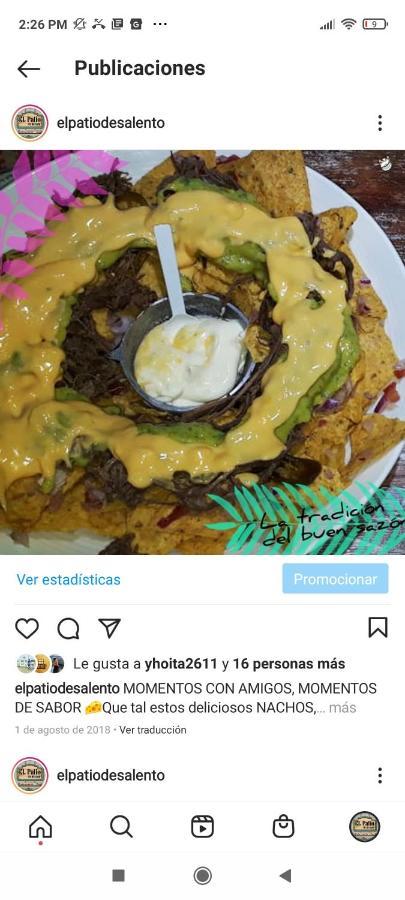 Hospedaje Los Balcones 살렌토 외부 사진